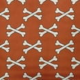 thumbnail image 2 of Simply Daisy 16" x 16" Cross Bones Decorative Throw Pillow, Sienna, 2 of 4