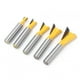 thumbnail image 3 of 5 Pcs Woodworking Dovetail Router Bit Dovetail End Milling Cutter Bit for Wood Process, 3 of 5