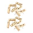 thumbnail image 4 of MLINS 20 Pcs Poster Board Bulletin Wooden Push Pin Cork Board Clips 3.5X1.8CM, 4 of 8
