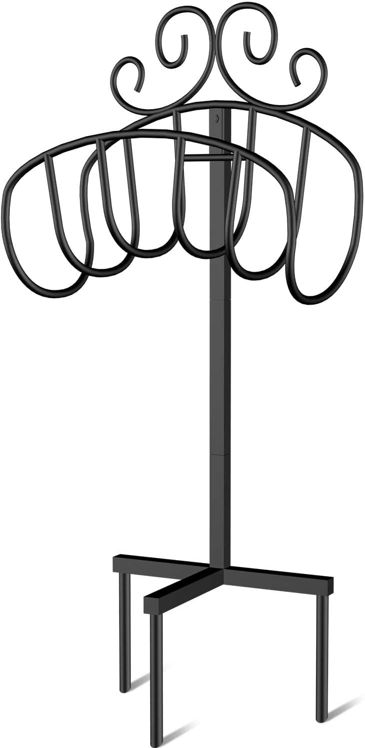 Amagabeli Garden Hose Holder Holds 125ft Hose Detachable Rustproof Hose