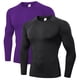 thumbnail image 1 of Camiseta deportiva de manga larga Queerier con camisa de compresión para hombre, 1 of 7