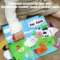 thumbnail image 6 of Soft Toys Baby Cloth Books, Touch and Feel Crinkle Books, Infants & Toddler, Early Development Interactive Car Toys & Stroller Toys for Boys & Girls, 6 of 6