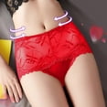 thumbnail image 2 of Liuchenyi No Show Underwear for Women Womens Panties Mid High Waist Lace Transparent Seamless Large Size Hip Lift Briefs Underwear Women, 2 of 4