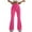 Hot Pink, variant on Gkeoshab Yoga Pants Women's Loose Fit Solid Color Yoga Pants - Soft & Stretchy Polyester Spandex Lounge Trousers Beige L