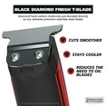 thumbnail image 5 of Wahl Edge Pro Lithium-Ion Rechargeable Battery Beard Trimmer with T-Blade, 17Pc for Men, Black, 9895, 5 of 15