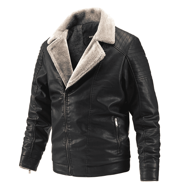 sherpa lined motorcycle jacket
