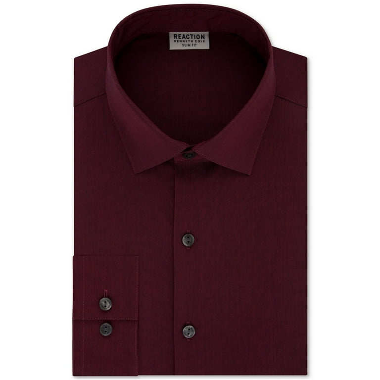 dresses with jackets Shop Slim-Fit Stretch Dress Shirt – Black main image 1