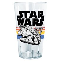 Star Wars Vintage Falcon Stripes  Tritan Drinking Cup Clear 24 oz.