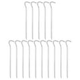 thumbnail image 1 of Piquets de Tente en Alliage d'Aluminium Robustes avec Crochet Courbé pour Usage Extérieur Robuste 15 Pcs, 1 of 7