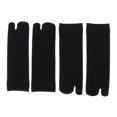 thumbnail image 2 of Tabi Socks Womens Non - slip Invisible Flats Black, 2 of 8