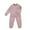 Pink, variant on Toddler Girls Thermal Underwear High Stretch Seamless Winter Warm Base Layer Outfit Sets Kids
