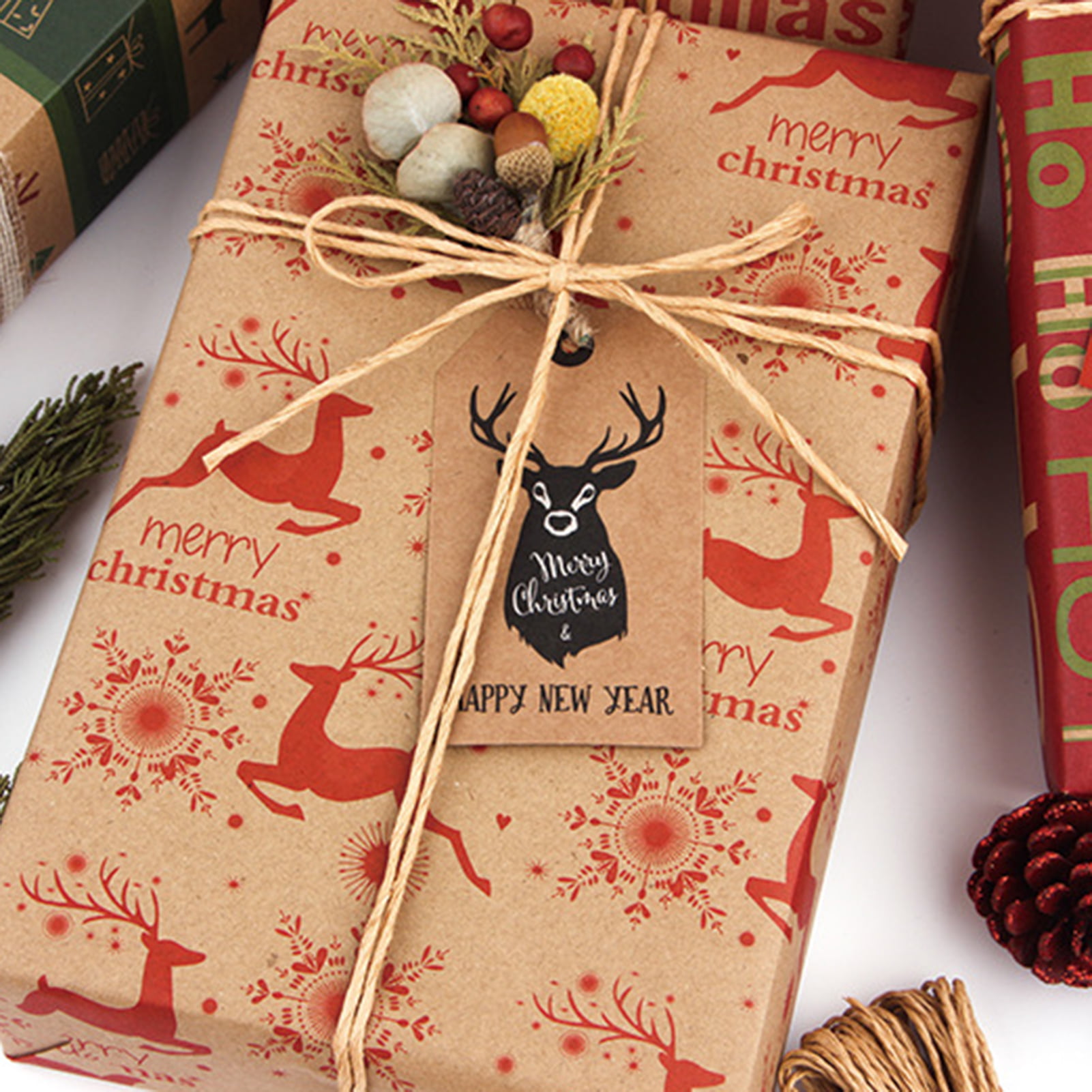 Brown Paper Packages Simple, Beautiful Christmas Wrapping - Domestically  Speaking