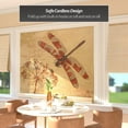 thumbnail image 2 of Red Lantern Bamboo Window Shade Blind - Dragonfly 72" W, 2 of 7