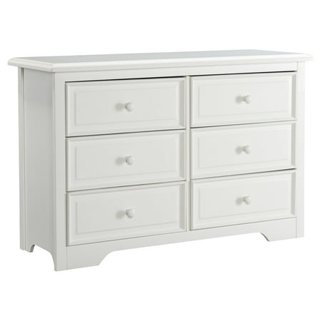 Graco Brooklyn 6 Drawer Double Dresser White Walmart Com
