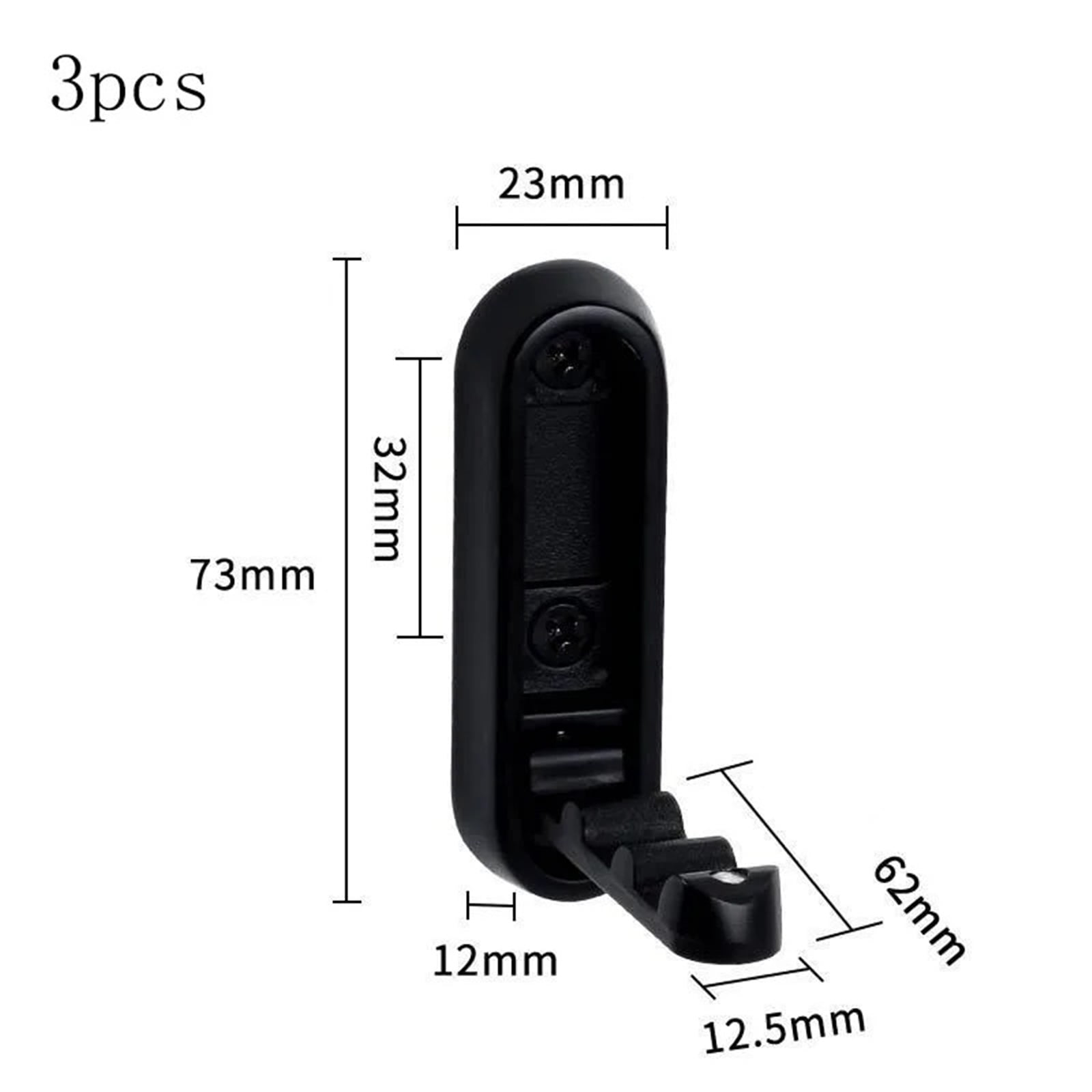 3PC Aluminium Alloy Foldable Clothes Hook Storage for RV Bathroom Home Camper Caravan RV Interior Organization Accessories ,Durable Material