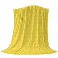 thumbnail image 6 of Yellow Morocco Blanket Soft Cozy Warm Throw Blanket for Couch, Plush Fuzzy Flannel Fleece Blankets for Sofa, Geometric Leaf Diamond Lattice Abstract Bed Blankets Lightweight Gifts for Women, 50"x60", 6 of 9