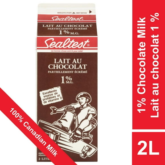 Sealtest Chocolate Parly Skimmed 1% Milk, 2 L