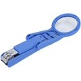 thumbnail image 4 of Coupe-Ongles, Coupe-Ongles en Acier Inoxydable Réglable avec Loupe, Effet Complet (Bleu), 4 of 8