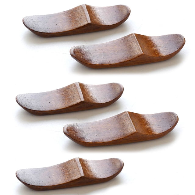 Juego de 4 palillos chinos con combinación de cuchara y tenedor para una elegante decoración de cocina y comedor Elegancia de madera