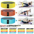 thumbnail image 3 of CEYAZYE Resistance Bands, Exercise Workout Bands for Women and Men, 3 Set of Stretch Bands for Booty Legs for Yoga Starter, Pilates Flexbands, 3 of 12