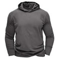 thumbnail image 4 of Futezty Men Round Neck Hoodie Long Sleeve Outdoor Lightweight, 4 of 4
