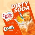 thumbnail image 3 of Coffee mate Dirty Soda Creamer, Orange Crème Pop Flavored Liquid Creamer, Mix with Crush Orange 8 fl oz, 3 of 14