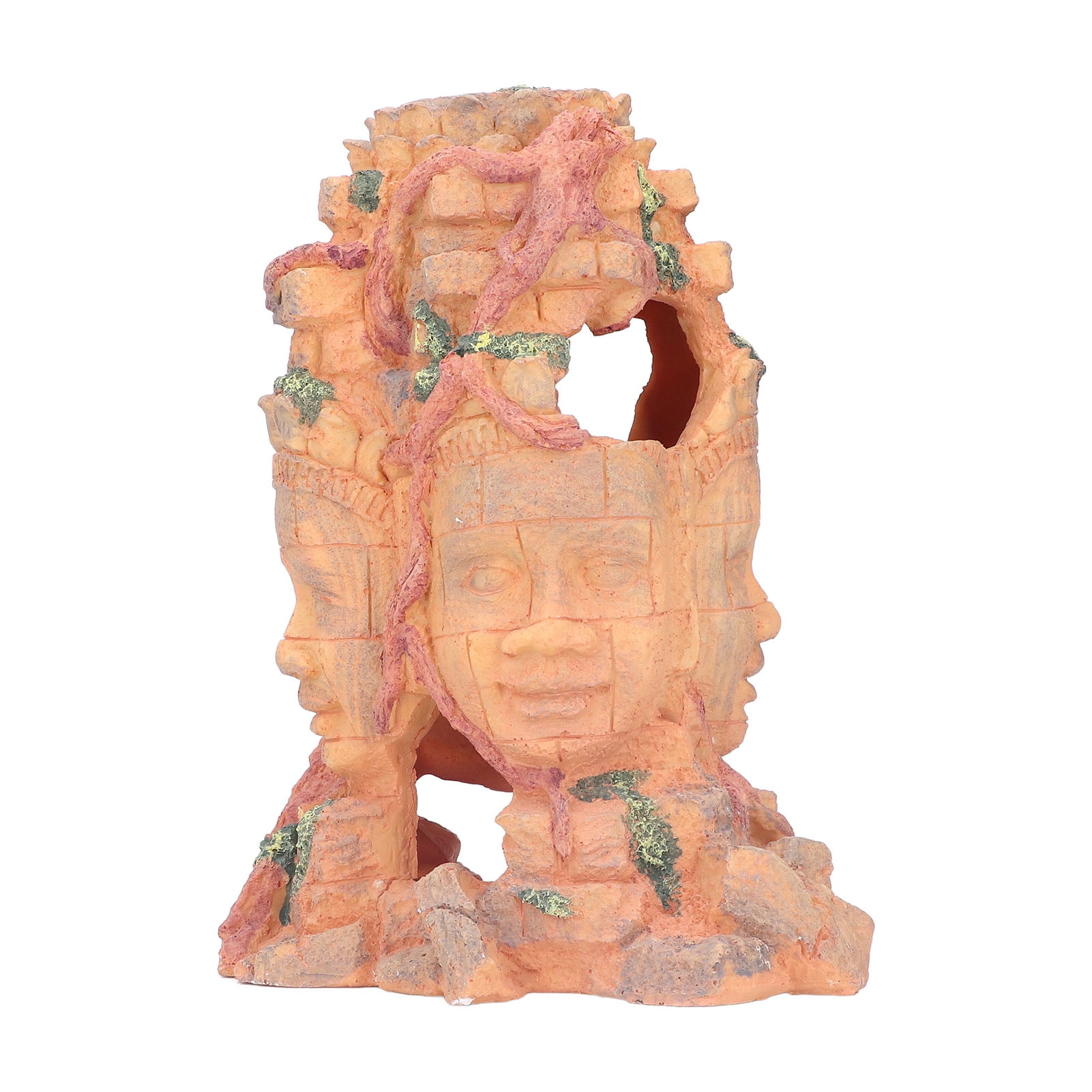 BIMZUC Aquarium Buddha Ornament Reptile Shelter Resin Hideout Cave Multipurpose Decoration for Fish Tank Fountain Landscape Safe Fish Tank Decor 10.6 inches / 27 cm