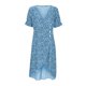 thumbnail image 3 of WILLBEST Vestidos Curvy para Mujer Vestido con Dobladillo Irregular y Manga con Cuello En V y Botones para Mujer XXXGrande, 3 of 3