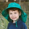 thumbnail image 6 of JAN & JUL Gro-with-Me Large Brim Quick Dry Boys Sun Pool Hat 50+ UPF (XL: 6-12 Years, Summer Camp), 6 of 6
