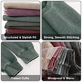 thumbnail image 4 of TOPTIE Men's Vintage Washed Crewneck Sweatshirt Oversized Relaxed Fit Drop Shoulder, Unisex Pullover Casual Streetwear-Army Green-XL, 4 of 6