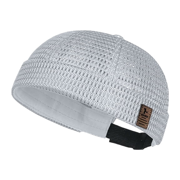 Hats for Men Fashion Breathable Brimless Mesh Cap for Summer Outdoor Wear