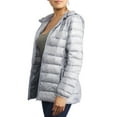 thumbnail image 4 of AlpineSwiss Womens Hooded Down Alternative Puffer Jacket Warm Light Bubble Coat, 4 of 8