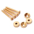 thumbnail image 4 of LOLIPPYY 4Pcs Convenient Golden Guitar Neck Joint Screw Set for Electric Guitar Bass Assembly, 4 of 8