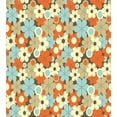 thumbnail image 3 of Ambesonne Floral Duvet Cover Set, Retro Simple Flowers, 2-Calking, Multicolor, 3 of 7