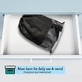 thumbnail image 6 of 10 Pack Dust Bags for Purses and Handbags, Large Non-Woven Dustproof Drawstring Bags, Travel Shoe Bags, Purse Dust Bags for Storage with Transparent Slot -15.7in X 19.6in, Black, 6 of 7