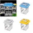 Spawn Prawns Aquarium Clear Breeding Box Double-Layer Hatchery Incubator for Fish ...
