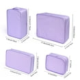 thumbnail image 2 of JJ POWER Travel Packing Cubes, Luggage Organizers with Shoe Bag (Purple), 2 of 6