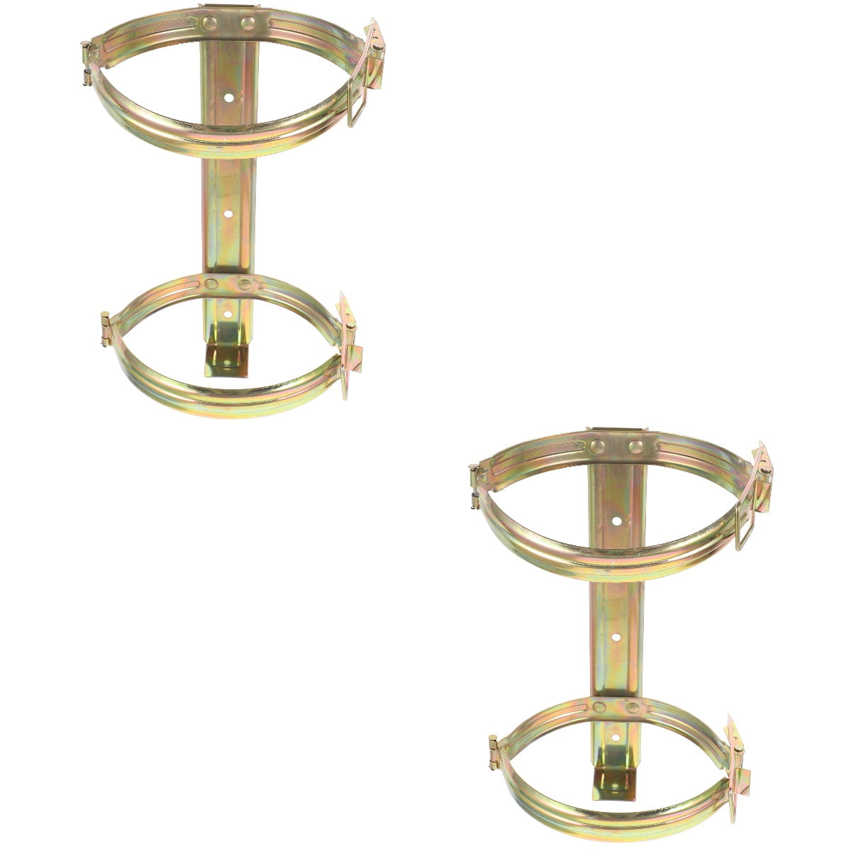 OUNONA 2pcs Fire Extinguisher Stand Metal Fire Extinguisher Holder Wall Mount Fire Extinguisher Stand