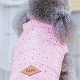 thumbnail image 6 of SPRING PARK Pet Dog Clothes Star Pattern Cotton Dog Vest Soft Thickening Warm Pup Winter Puppy Casual Cothes for Dogs, 6 of 7