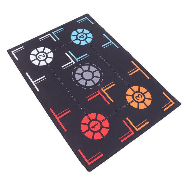 Basketball Footstep Training Mat, Enlarged Silent Basketball Dribbling Training Blanket 3mm Point Reminders Non Slip For Indoor