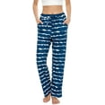 thumbnail image 2 of Womens Comfy Lounge Pants Loose Yoga Pants Cotton Blend Soft Drawstring Wide Leg Pants with Pockets, 2 of 6