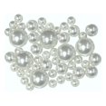 thumbnail image 2 of 150 Floating White Pearls - Large Sizes - Fills 2 Gallon of The Floating Transparent Water Gels for Your Vases - Pre- Measured Prep Bags for Best Results!, 2 of 5