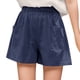 thumbnail image 4 of MKLEKYY Pantalones Cortos Anchos, Casuales, de Cintura Alta, Holgados y Finos para Mujer, 4 of 4
