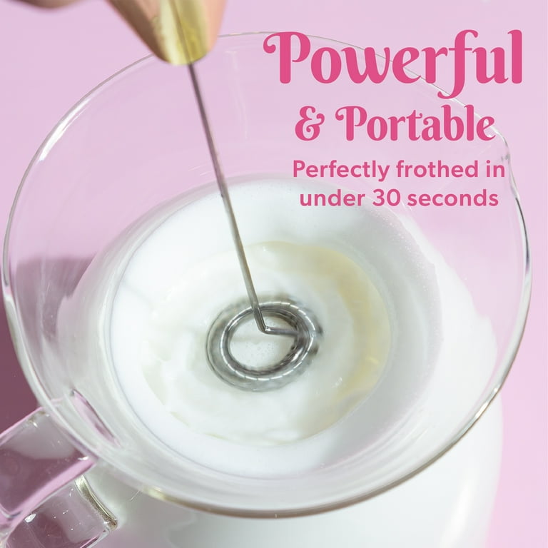 Paris Hilton Electric Frother, Handheld Drink Mixer, 2AA Batteries