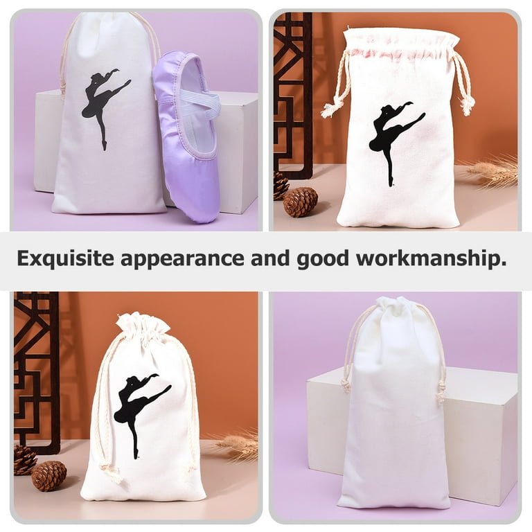 3Pcs Drawstring Storage Bags Portable Ballet Shoes Bags Girl Dance Bags Shoes Storage Pouches Walmart