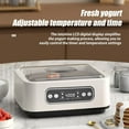 thumbnail image 2 of Yogurt Maker Machine, 54 Oz Automatic Yoghurt Maker with Temp Control & Smart Timer, Multi-Function Homemade Yogurt Maker with LED Display for Home Use, 9 Glass Jar with Lid, 2 of 16