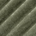 thumbnail image 4 of Sun Zero Isidora Velvet Magnetic Closure 100% Blackout Grommet Curtain Panel, 40"W x 96"L, Olive Green, 4 of 10