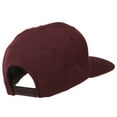 thumbnail image 4 of Peace on Earth Embroidered Snapback Cap - Maroon OSFM, 4 of 5