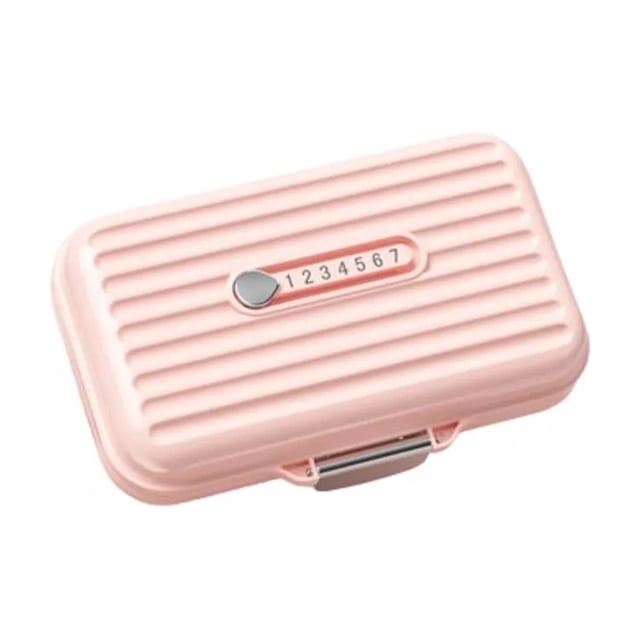 Maytalsory Dicine Box Travel Case Pill Holder Storage Container Small with a wider Pill OrganizerCompared To Other Small
