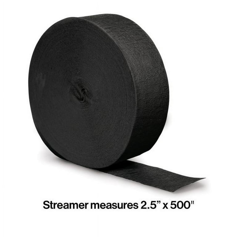 Black Crepe Streamers 500', each